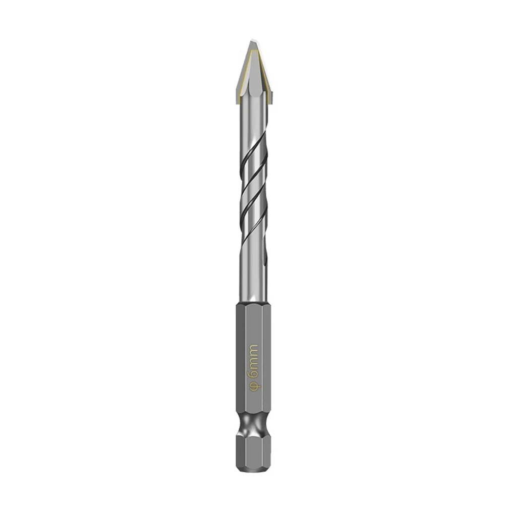Carbide Drill Bit Set 5 Pieces 6 8 10 12mm for Drilling Concrete Steel Tiles Wood Aluminum Sheet Metal DryFor Wall