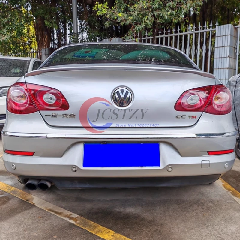 

2009-2016 For Volkswagen CC Spoiler High Quality ABS Material Car Rear Wing Primer Color Rear Spoiler