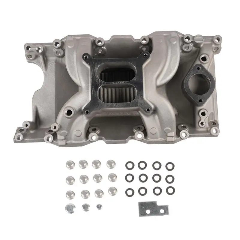 Intake Manifold: Small Block Dual Plane Intake Manifold for Dodge Charger Challenger Chrysler Cordoba Plymouth 318 55026 85026
