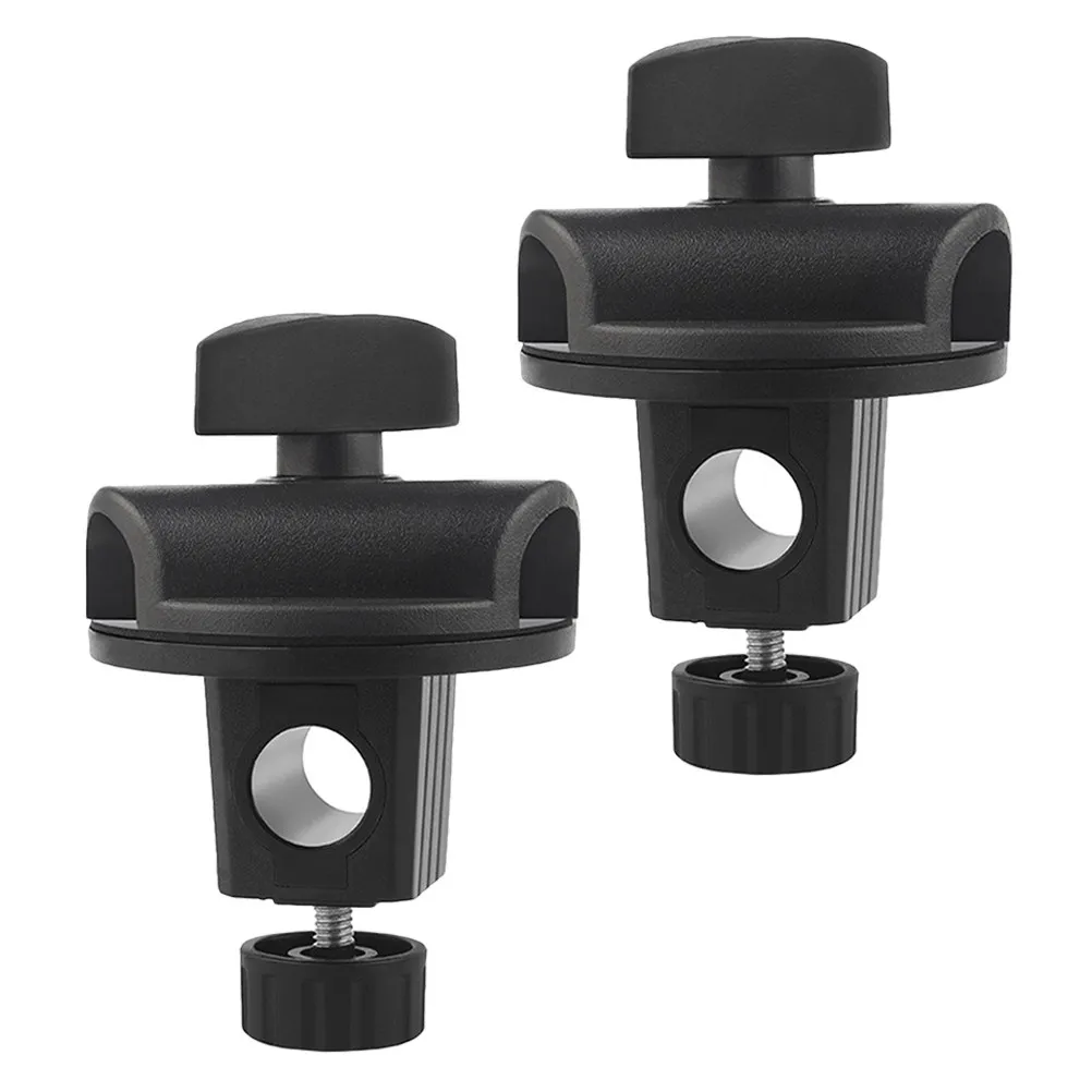 2Pcs Universal Mic Arm Clips Adjustable Support Adapter Smooth Surface Easy Install Portable for Live Broadcast Studio