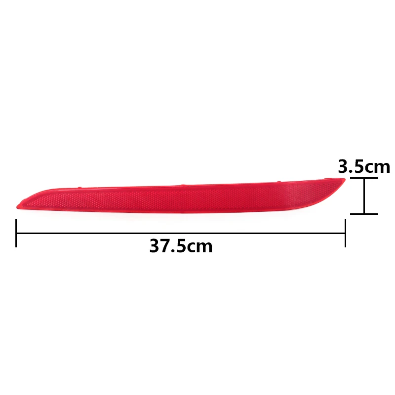 Rear Bumper Light For Hyundai Sonata 2015 2016 2017 Bumper Reflector Light Reversing Lamp Cover Reflective Trim Car Accessories
