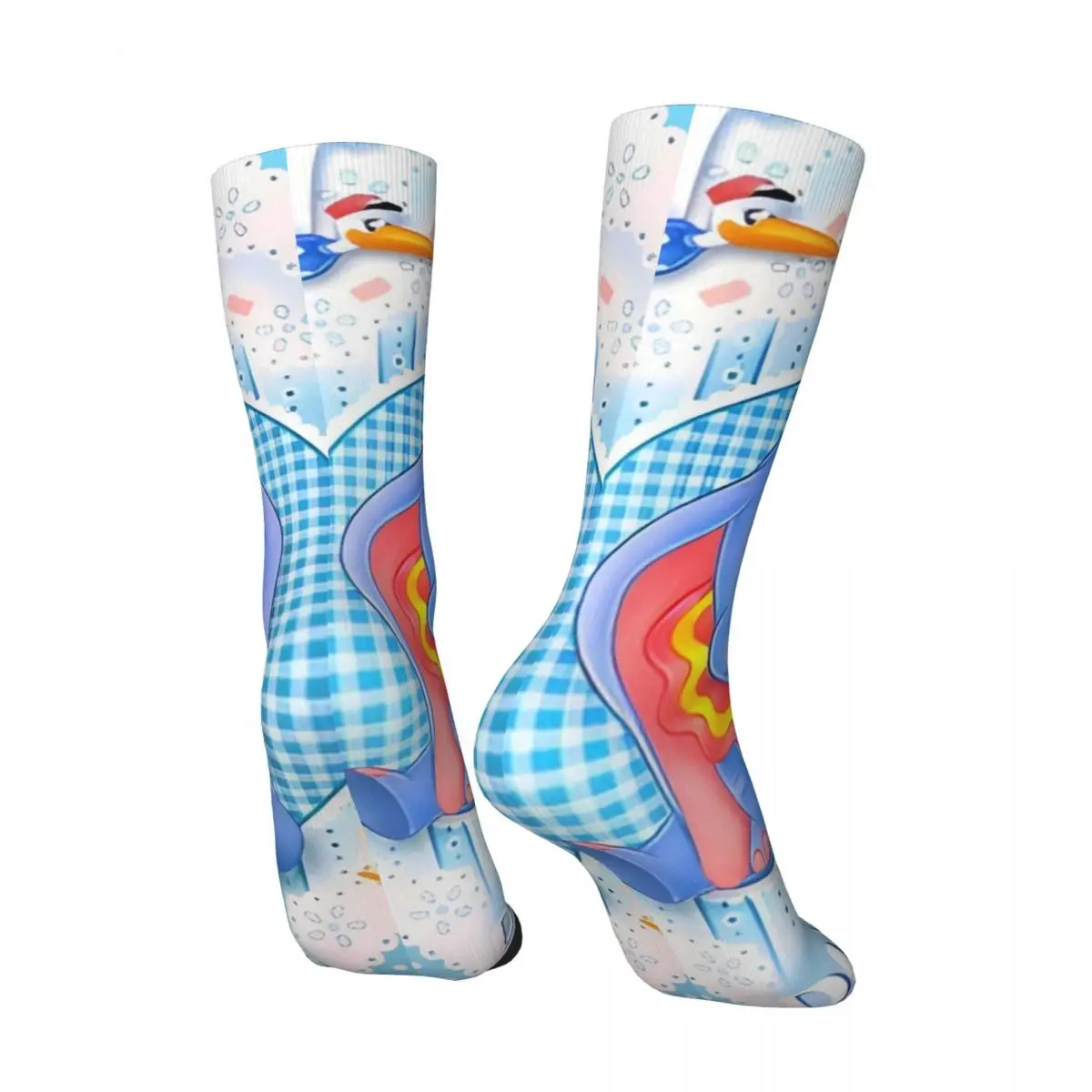 Herrensocken MINISO Dumbo Strümpfe Herbst Gothic Warme weiche Socken Bedruckte rutschfeste Laufsocken