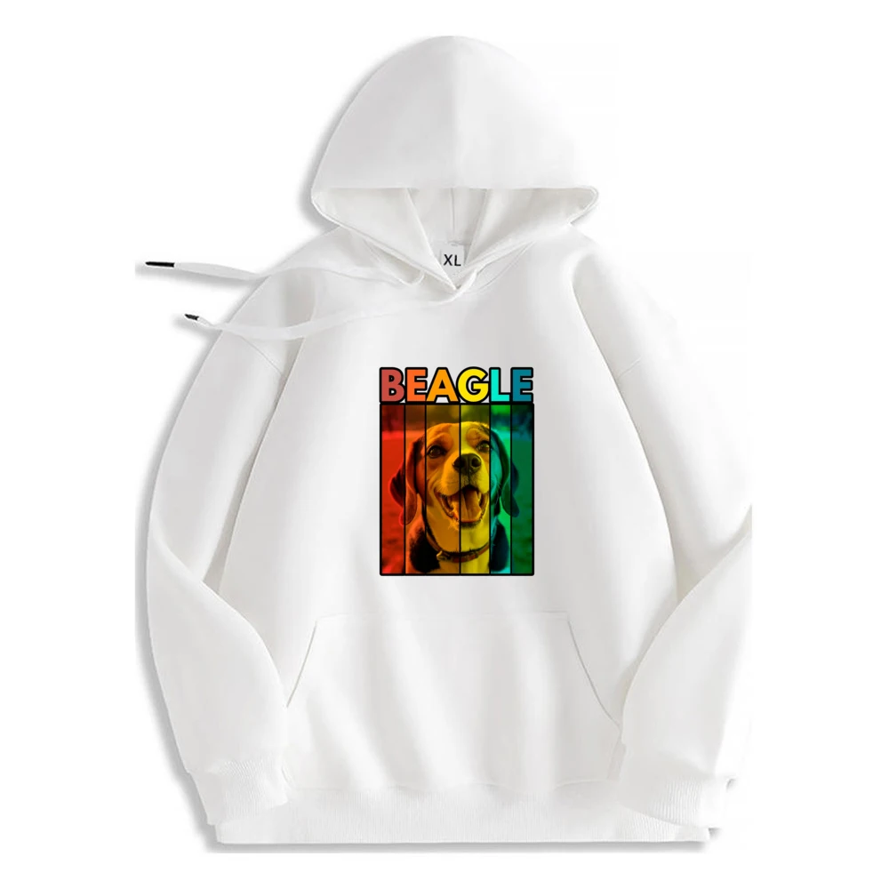 Vintage Beagle Dog Hoodie Luxury Clothing Men High Quality Sweatshirt Casual Fashion Long Sleeve Tops​​