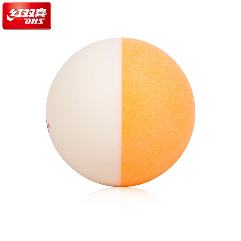 2018 DHS 20 Balls  BI Colour Table Tennis Balls  Double Color Seamed D40+ Balls Plastic Poly Ping Pong Balls