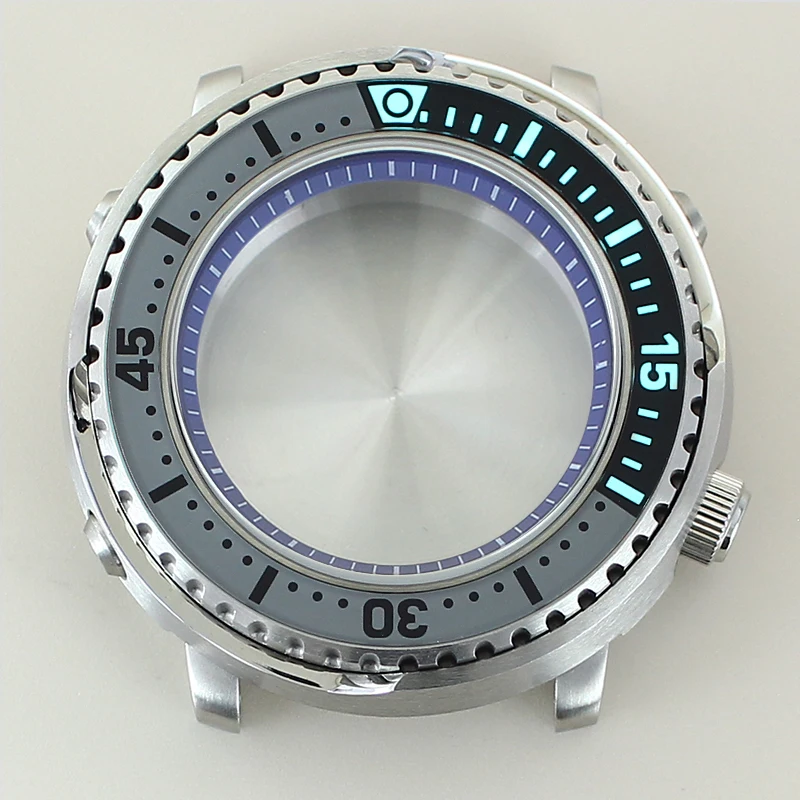 43 مللي متر مقاوم للماء ساعة C3 مضيئة الحافة ل Mod الطفل تونة NH35 NH36 NH34 NH38 4R36 حركة 28.5 مللي متر الهاتفي الياقوت الزجاج