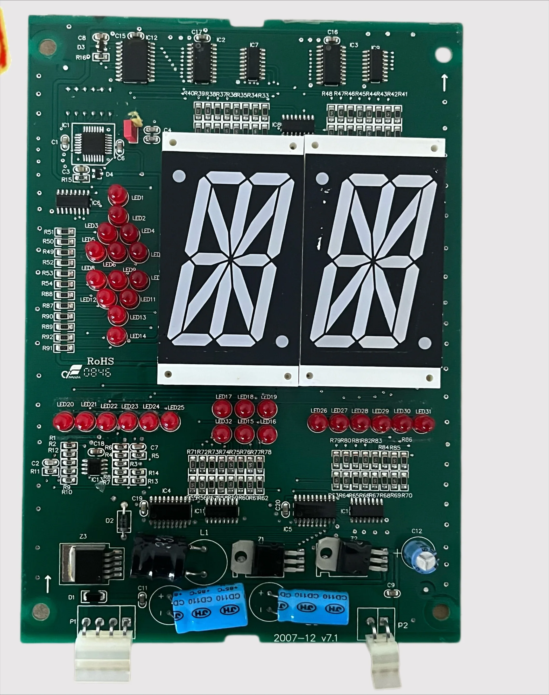 Ascensore, display singolo e doppio per 8 auto XAA25140AH11/AH13 accessori per ascensori