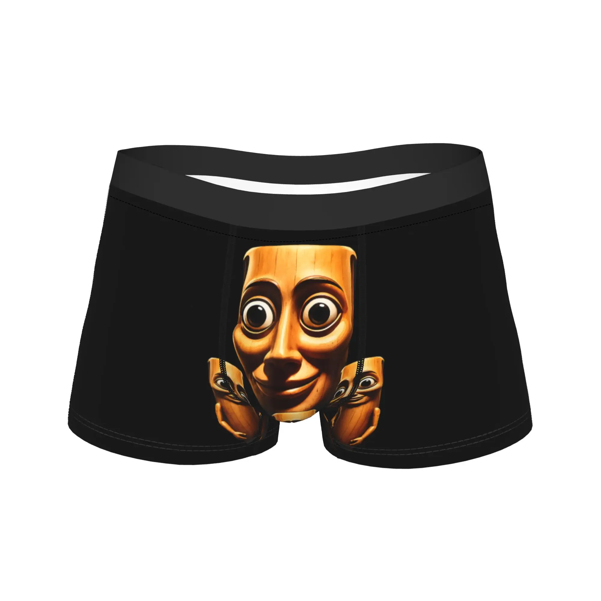 

Tung Tung Tung Sahur Funny Italian Brainrot Underwear Male Underpants Printed Breathable Boxer Shorts High Quality Boxer Brief