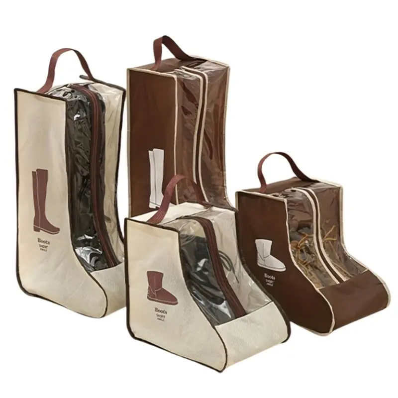 

A58Z сумка для хранения обуви, многофункциональная с ручкой, пылезащитная защита для длинных ботильонов, органайзер для дорожной обуви