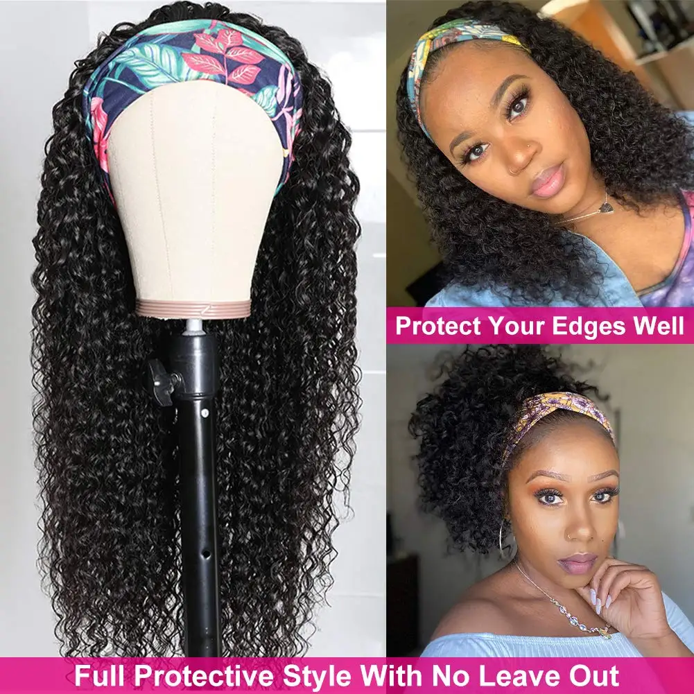 Thumbnail 2 - #51 Best Selling Human Hair Headband Wigs