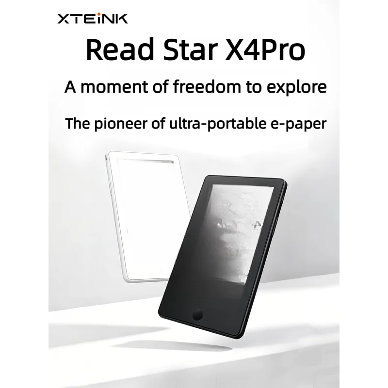 2026 NEW Protection XTEINK X4 PRO 4.3-Inch Magnetic E-book Reader Supports Touch Front Light 219PPI 16GB