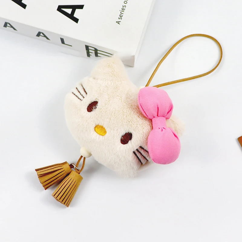 

1PC Cartoon Cute Plush Bag Charm Kawaii Anime Tassel Keychain Pendant Fashion Backpack Decoration Accessories Birthday Gifts