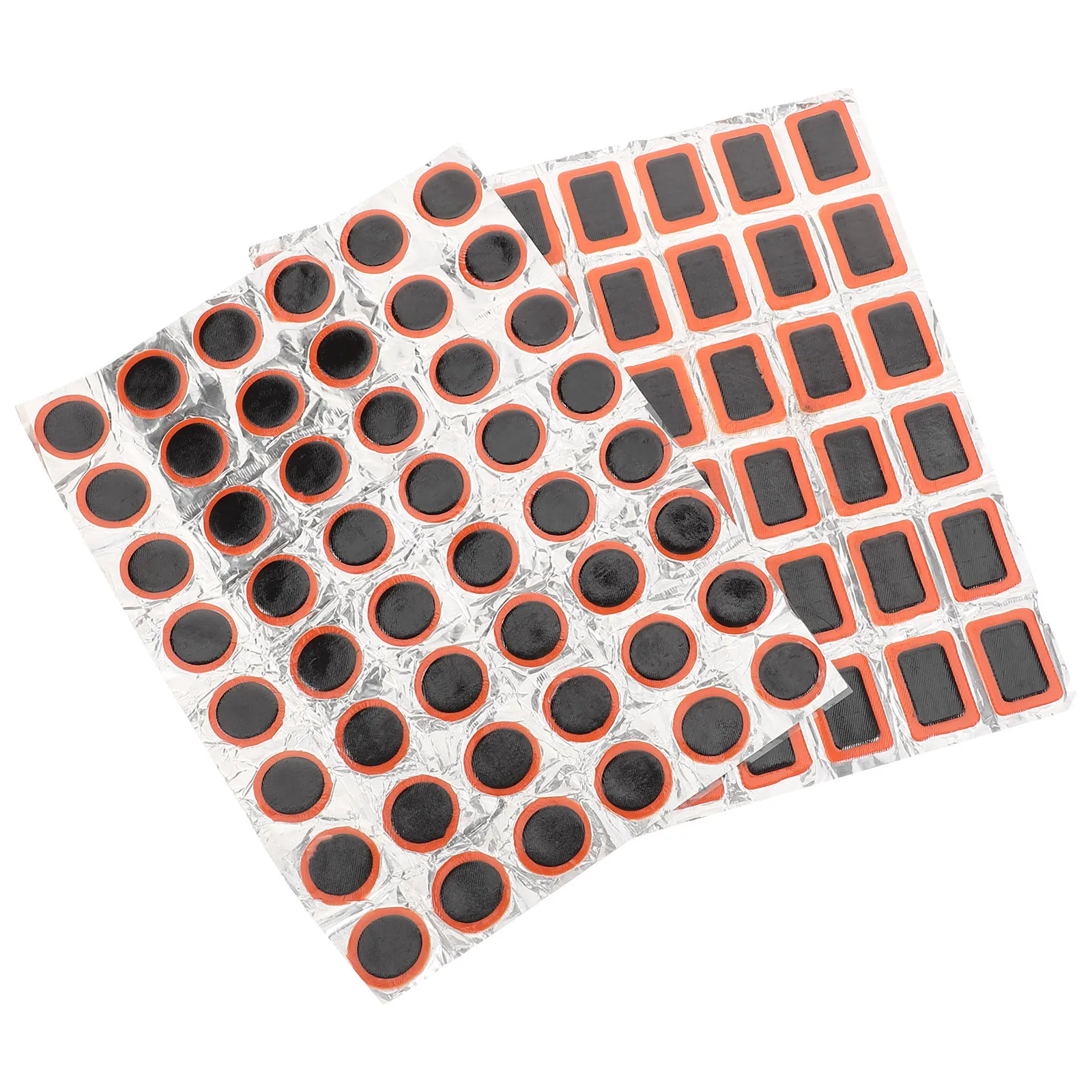 2 ورقة الدراجة التصحيح طقم تصليح دائم الطريق دراجة جبلية الإطارات التصحيح أداة سريعة لا الغراء الأنبوب الداخلي إصلاح بقع المحمولة #6