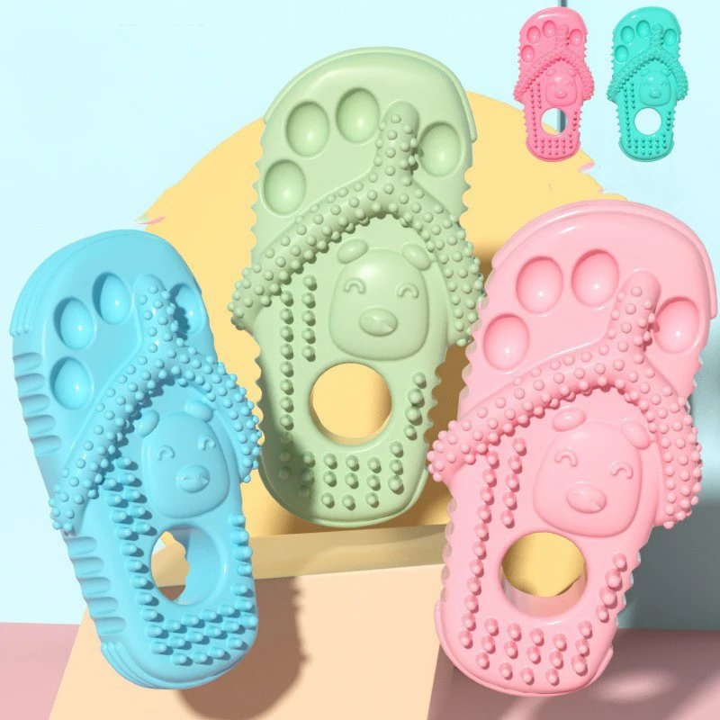 New Slipper Type Bite-resistant Molars Pet Chewing Dog Toys Tooth Cleaning And Grinding Interactive