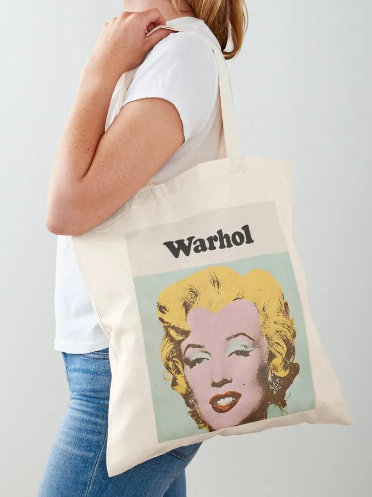 

Andy Warhol Exhibition poster 1971 Tote Bag women bag woman shopping bag Handbags Women's handbag