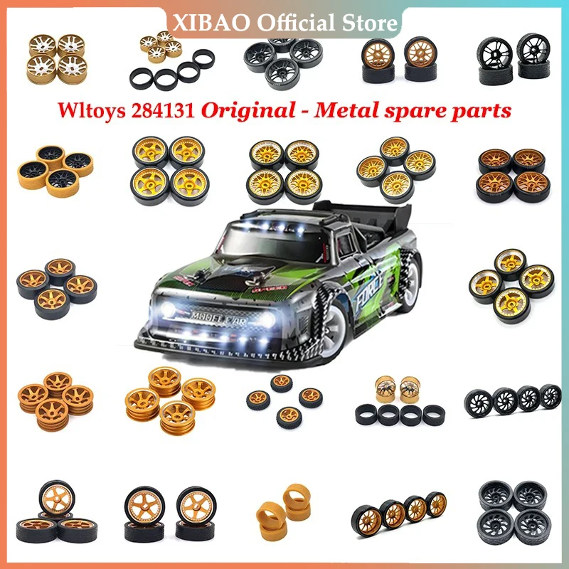 

4PCS\SET Replacement Rubber Wheel Tires for1/28 Wltoys 284131 K969 K979 K989 P929 RC Car Off-Road Buggy Truck Car Upgrade Parts