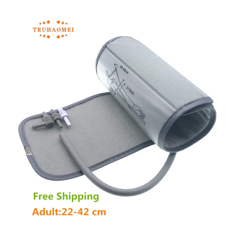 New Blood Pressure BP Meter Cuff Adult 22-42 Cm Large Adult 22-48 Cm Sphygmomanometer Cuff Upper Arm Tonometer Cuff Single Hose