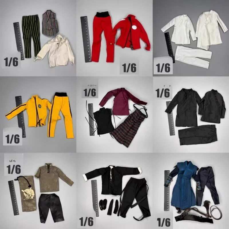 

1/6 Scale Soldier Fashion Multiple Styles of Sets Clothes Model Gift for 12'' Action Figures Body Doll