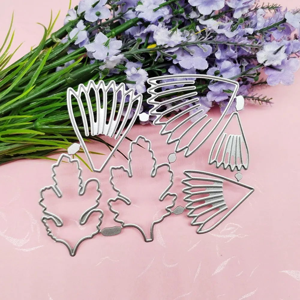 1Pc Metal Cutting Dies Cut Die Mold Chrysanthemum Petal Metal Dies Scrapbook Carbon Punch Knife Paper Craft Mould Stencils Mold