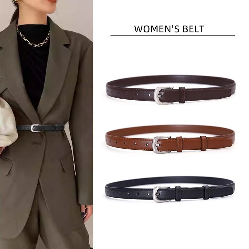 

Belt For Women Designer Fashion Dress Belt PU Leather Trousers Belt Black Coffee Waist Belts Strap For Dresses Belts For Lady