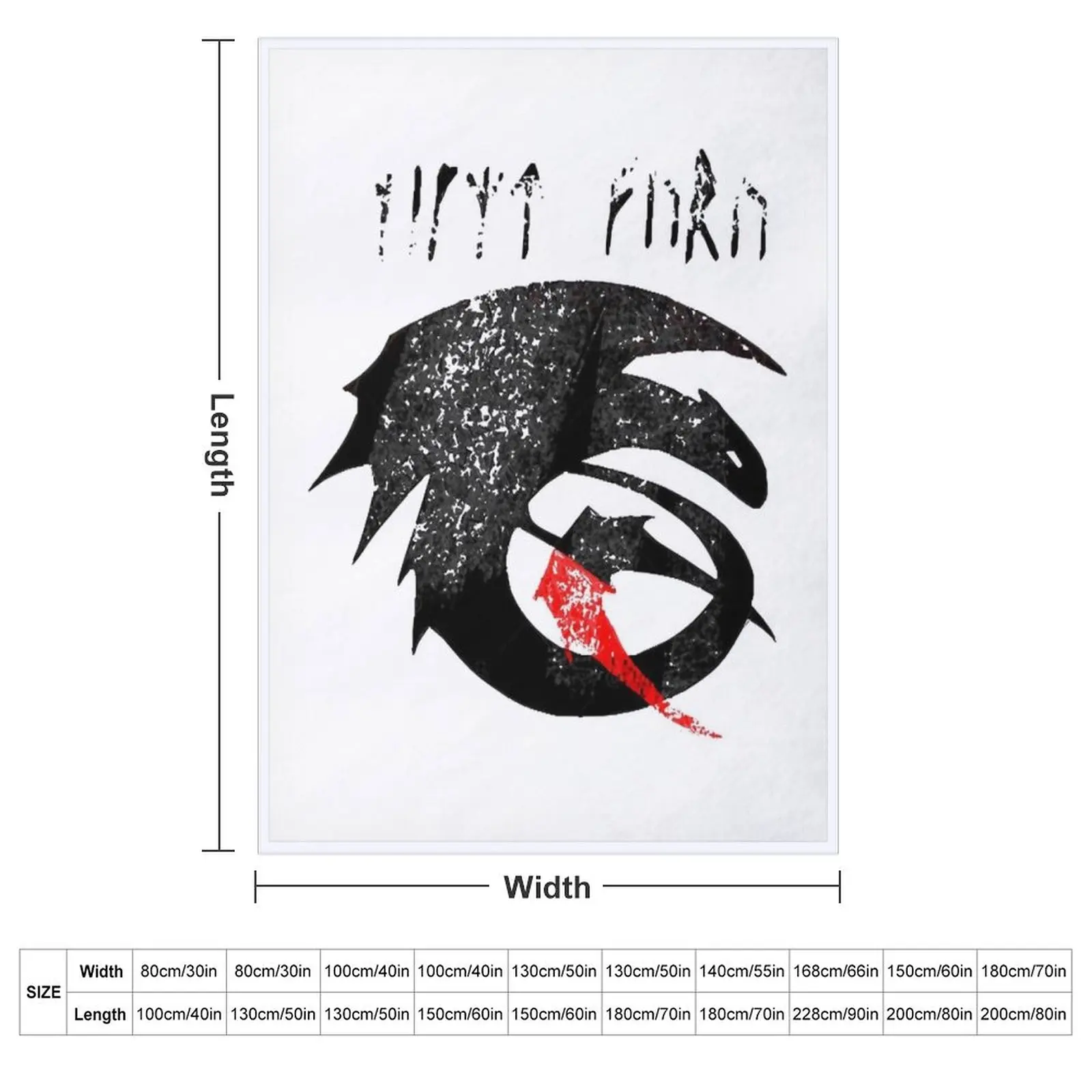 HTTYD Strike Class Symbol Throw Blanket Furrys Blankets For Baby Blankets For Bed Blankets