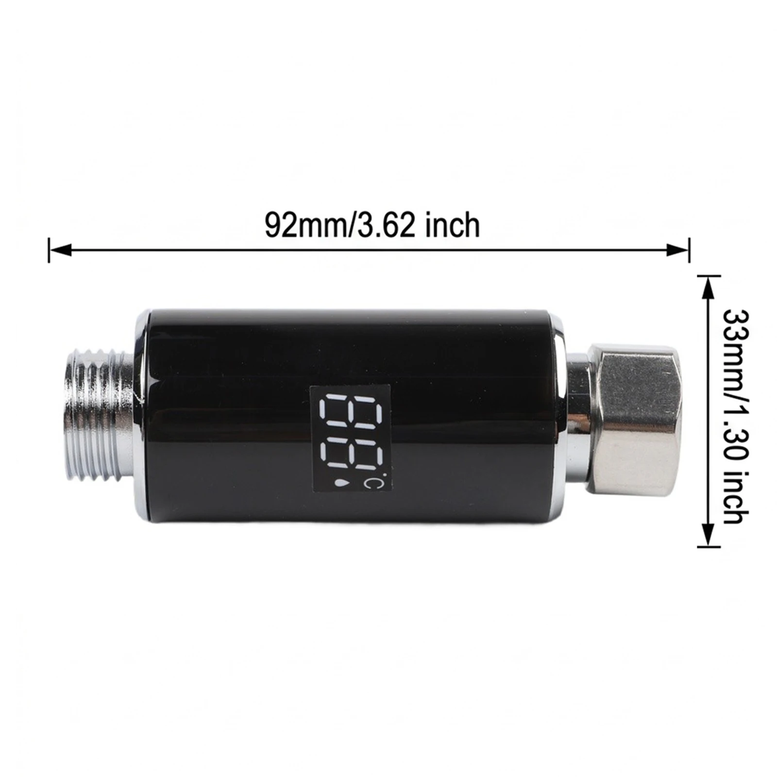 Shower Thermometer Water Temperature Meter Bathing Routine Reliable Operation In Wet Conditions Color-Coded Indicator
