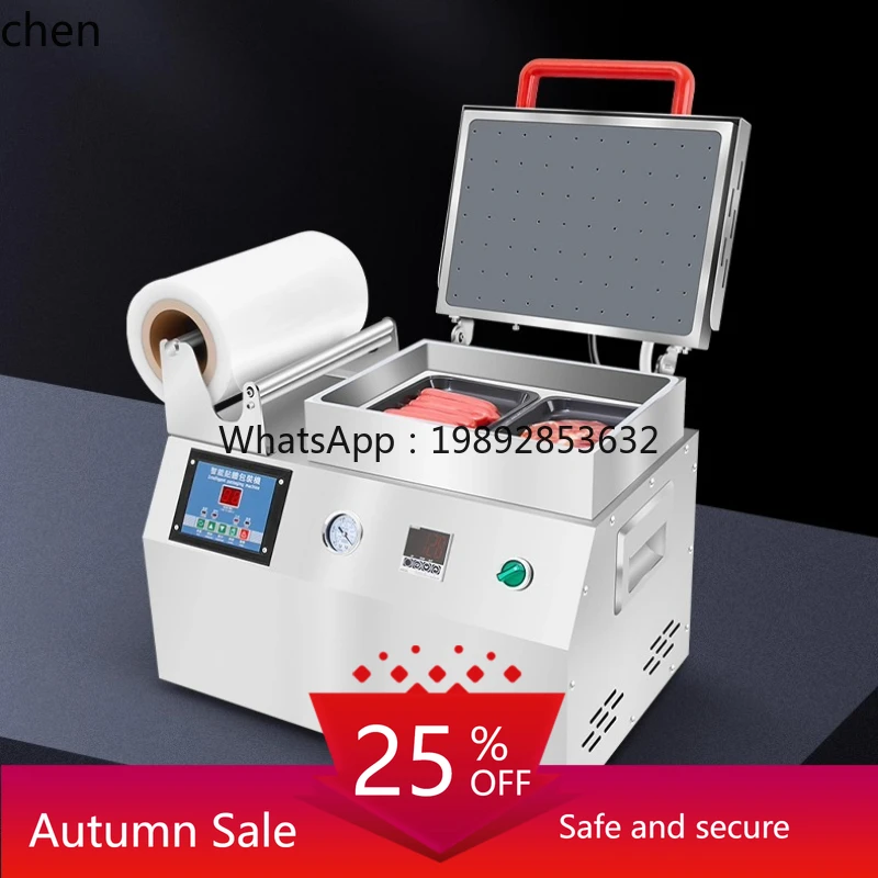 

Vacuum Hand Pressing Packaging Machine Automatic Steak Salmon Vacuum Food Preservation and Laminating Machine