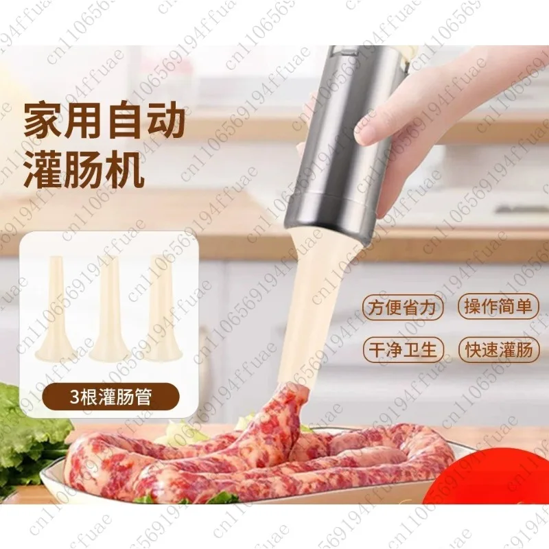 

Home-Use Sausage Stuffer, Handheld Compact Fully Automatic Smart Noodle-Making Machine for Sausage Stuffing