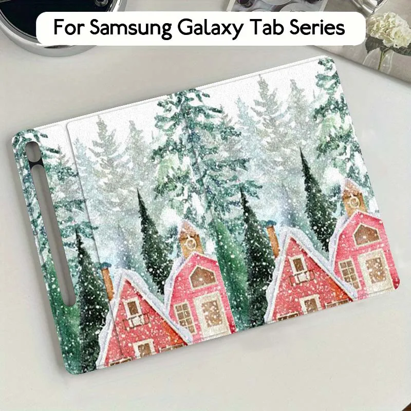 

Cute Santa Claus Christmas Gift For Samsung Galaxy Tab S10 S9 S8 S7 FE Lite Soft Flexible Support Tablet Case