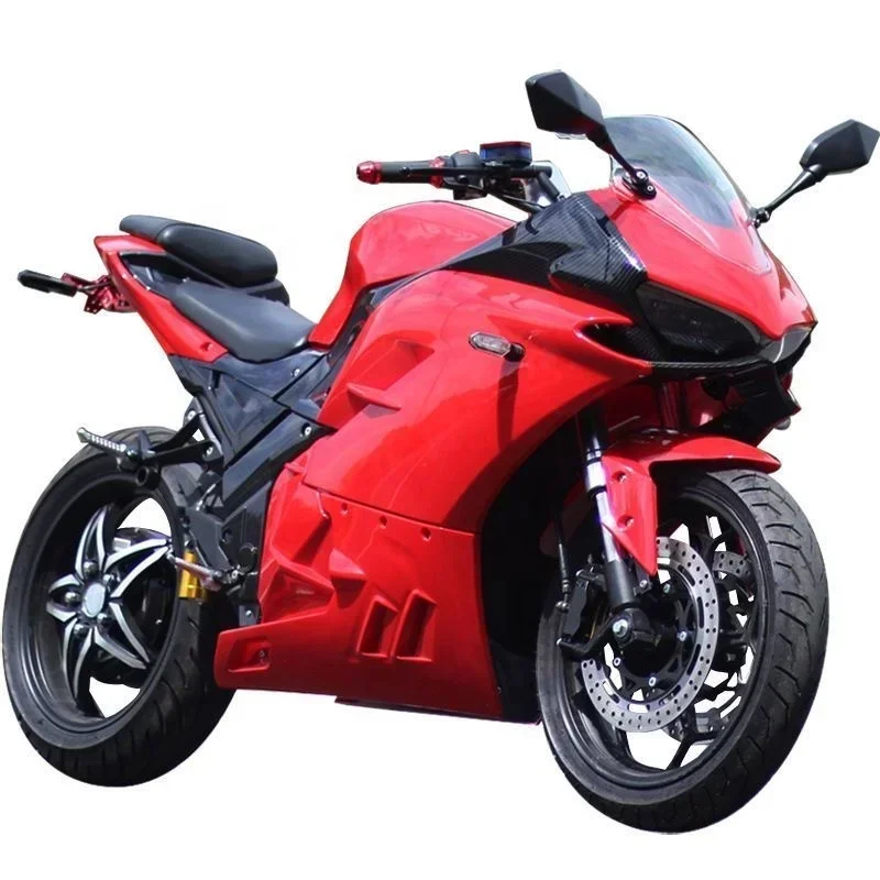 Two-wheeled electric motorcycle high-speed adult electric bicycle 5000W/8000W/10000W120AH long-distance electric motorcycle