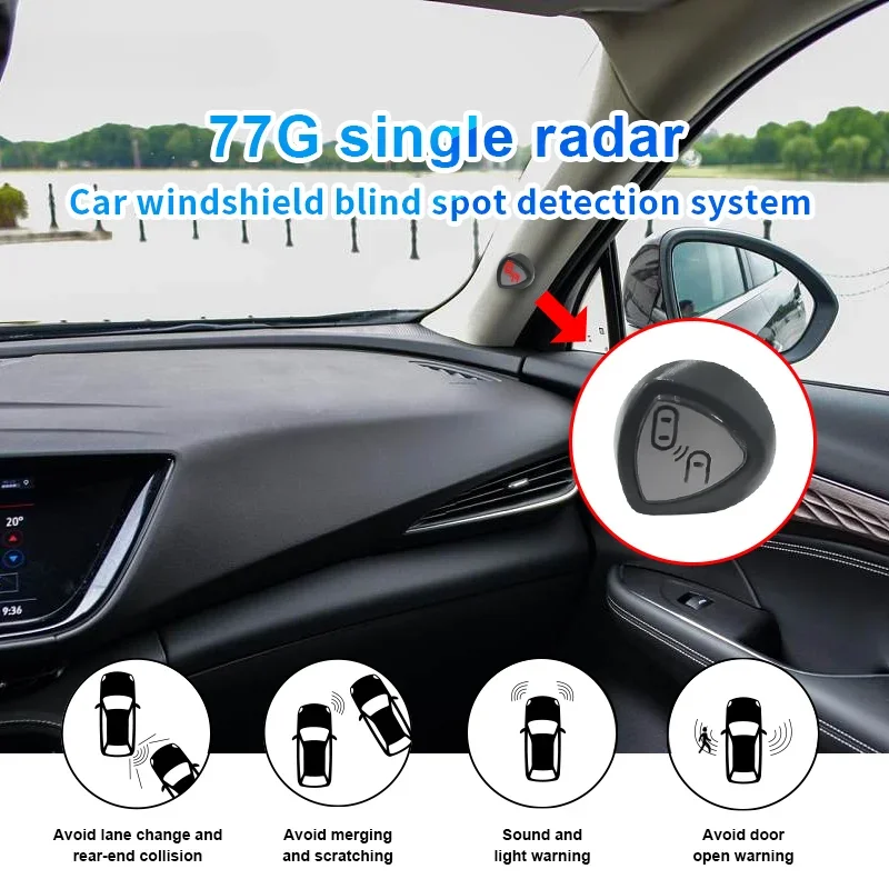 77ghz Car Radar Blind Spot Monitoring System Car Microwave Bsd Radar Sensor Bsm