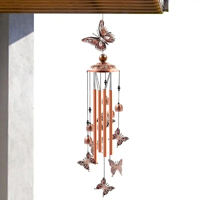 

Garden Wind Chimes Aluminum Tube Windchime Hand-made Animal Wind Chimes Retro Wind Chime For Indoor Outdoor Patio Yard