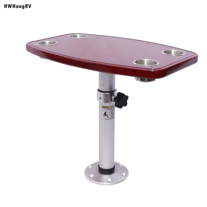 

Intelligent Library Hwhongrv Easy To Disassemble Campervan Rv Any Height Adjustable Table Legs With Oak Table Top Aluminum Alloy