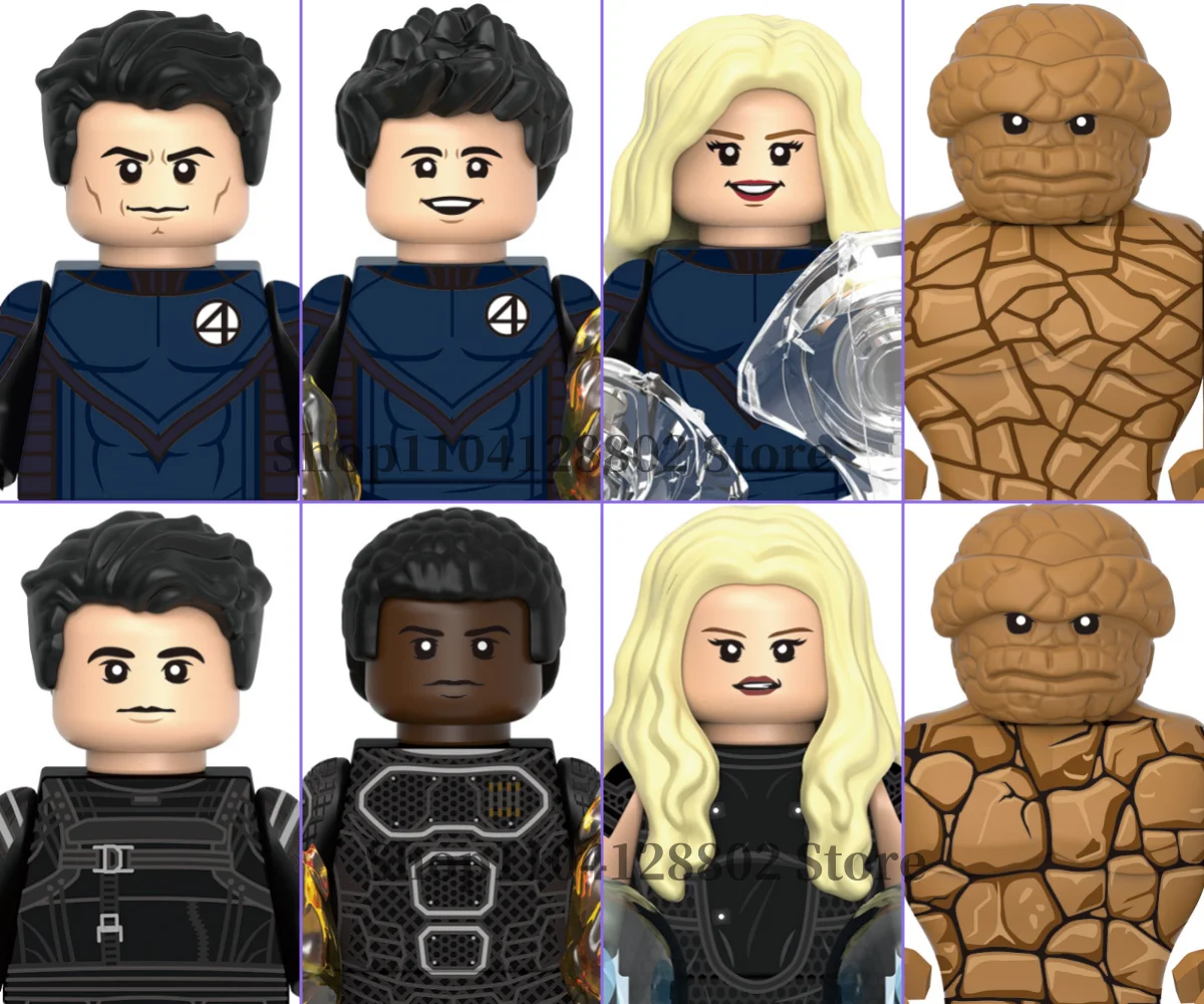 

G0148-2025 New Marvel brick toys Fantastic Four Invisible Woman children's MINI building block toys holiday party gifts doll toy
