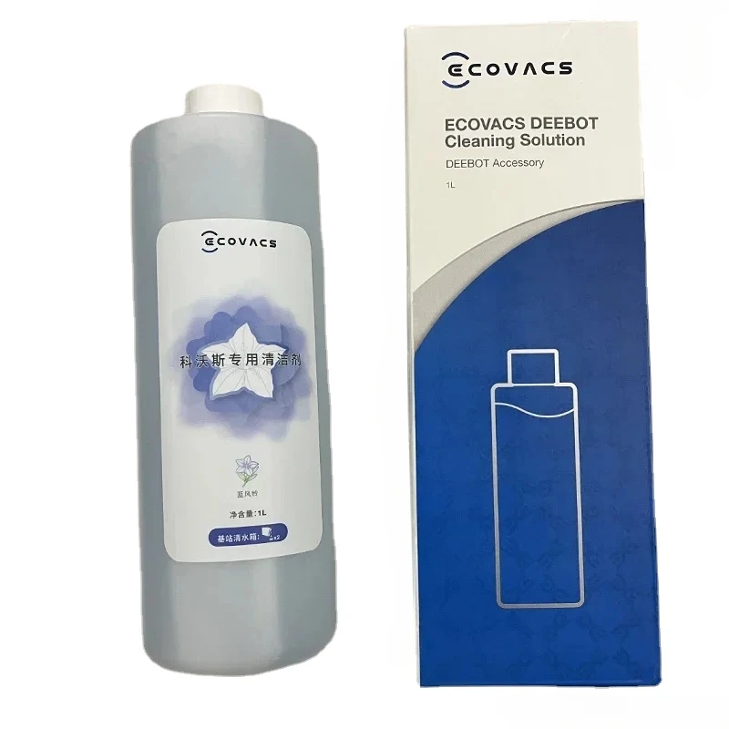 1L Original Cleaning Fluid ECOVACS Deebot Ozmo Liquid T20 N9+T10 OMNI/T10 TURBO/X1 OMNI Vacuum Cleaner accessories