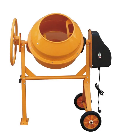 Concrete Mixing Drum for Construction 220V Electric Cement Mixer Barrel 1HP Portable Concrete Mixer for Sale Customized