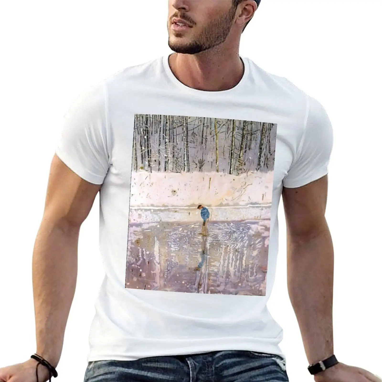 

Peter Doig T-Shirt t shirt men 100% cotton luxury brand t shirts for man cotton soft anime tshirt T-Shirt