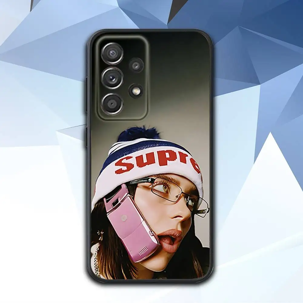 Hit Me Hard and Soft Phone Case For Samsung S 25,24,23,22,30,21,10,9,Ultra,Plus,Lite,FE,4,5 G Soft Black Case