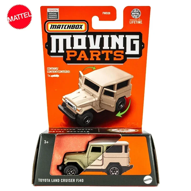 Оригинальный Mattel Matchbox Car 1/64 металлические подвижные детали Toyota Land Cruiser Fj40 игрушечные модели автомобилей для коллекционера для