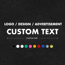 Custom Text Car Sticker Name Logo Design Advertisement Decal Window Door Bicycle Motorcycle Bumper Body Customization