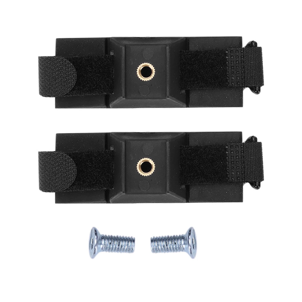 

Set of 2 Bike Clip Bottle Cage Adapter Lightweight with Bottle Cage Wrench/Screws Universal Strap Fix Anything On MTB Road Bike