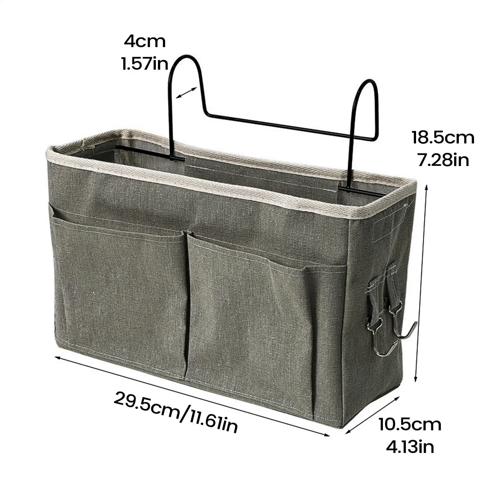 Nachttisch-Aufbewahrung, platzsparend, verstellbar, für Kinderzimmer, Nachttisch, Windeltasche für Wohnheim, Etagenbett, Schlafzimmer, Kinderzimmer, Reisen, Babyflaschenspielzeug