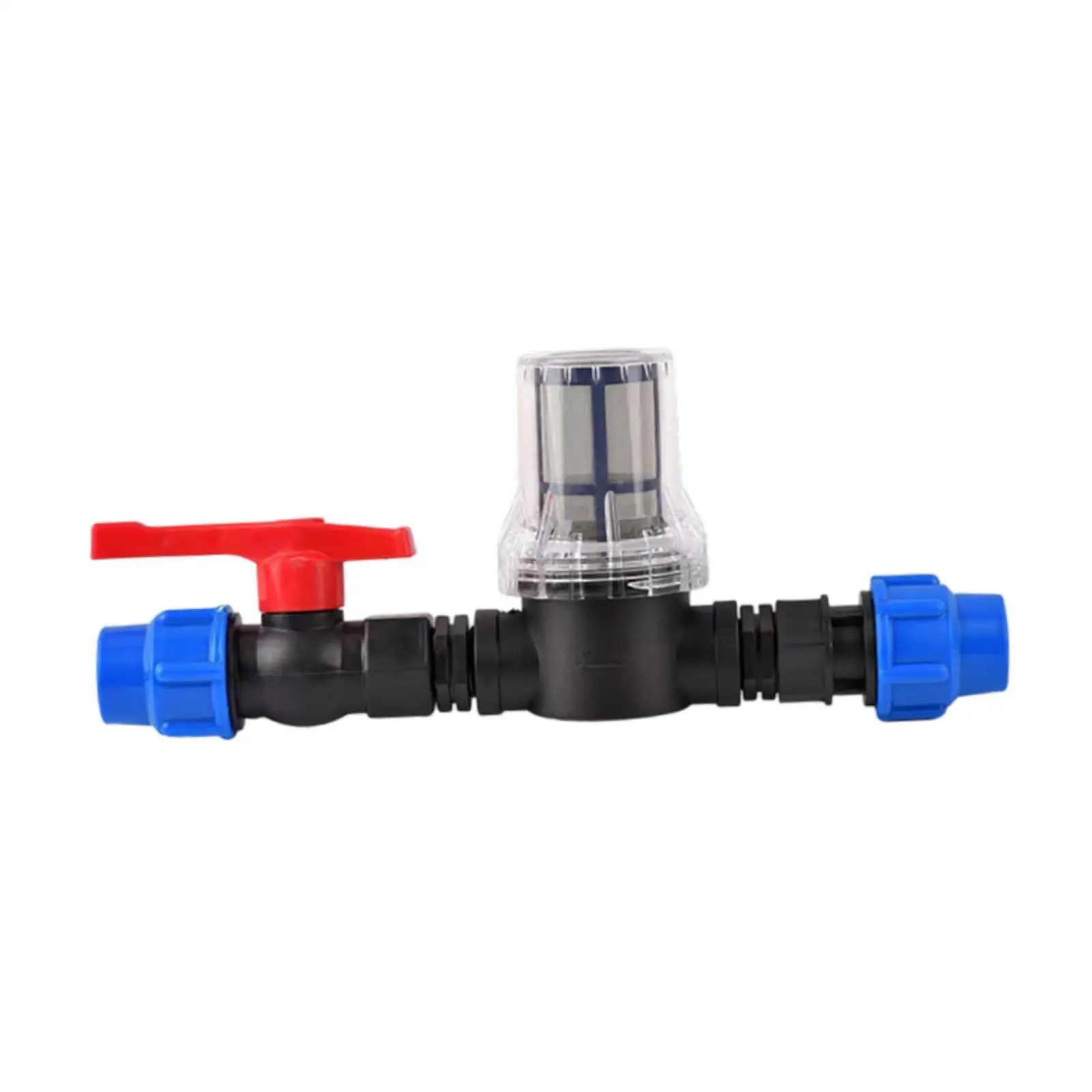 Garden Irrigation System Filter Valve Adapter Water Filter Quick Connect Easy Install Accessory for Automatic Plant Watering