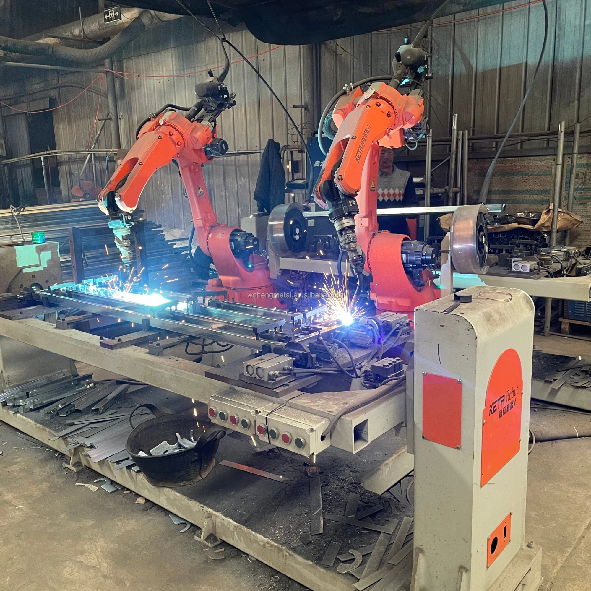 โครงเหล็ก Q235 สำหรับนั่งร้านเคลื่อนที่สำหรับงานก่อสร้างและตกแต่ง แบบประตู