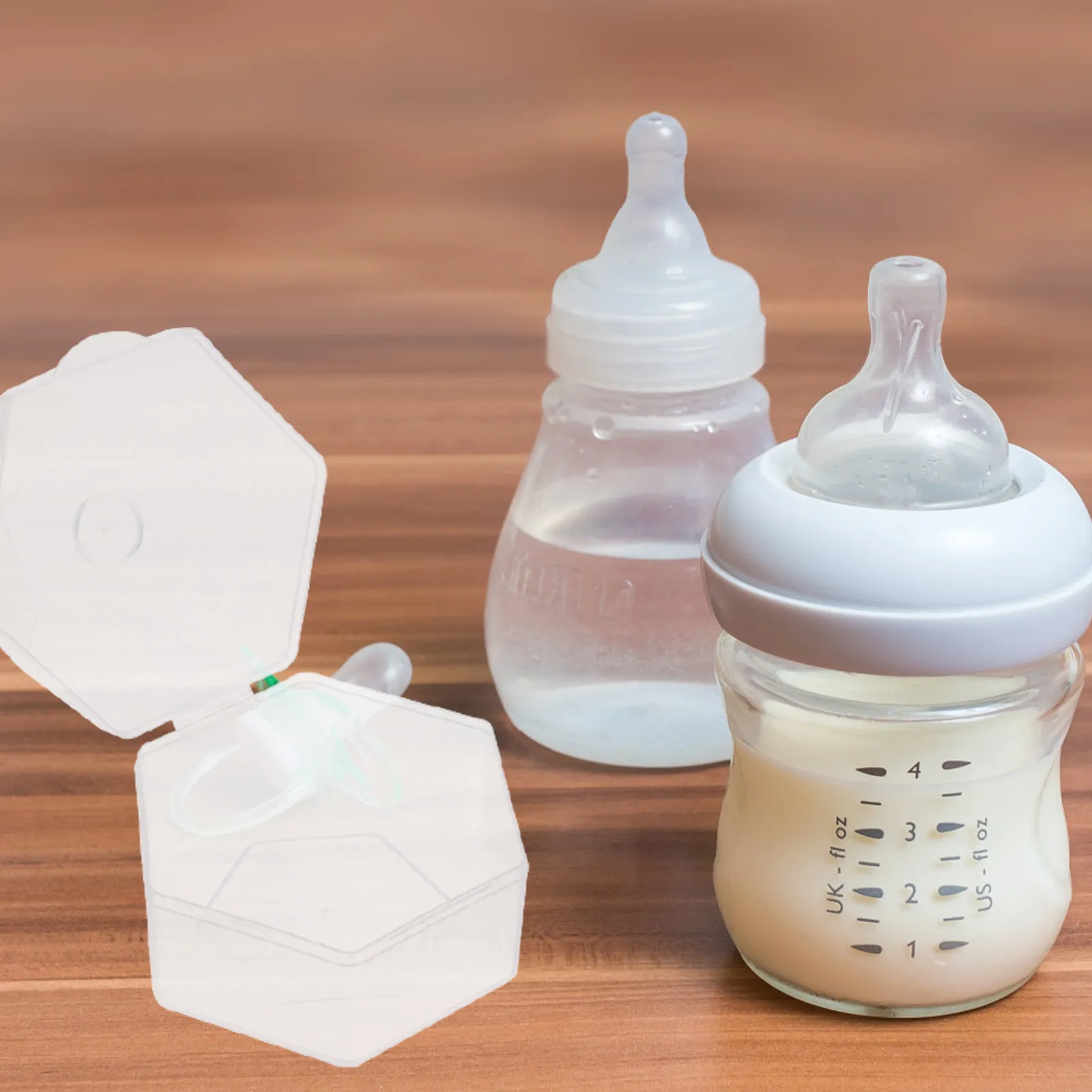 

Портативный прозрачный органайзер для детских пустышек, 10 шт., компактный, герметичный, пылезащитный, аксессуар для кормления малышей