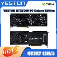 YESTON RTX5060 8G Deluxe Edition Graphic Card GeForce rtx 5060 8G GDDR7 128bit 2280MHz Gaming Video Card Desktop NVIDIA GPU