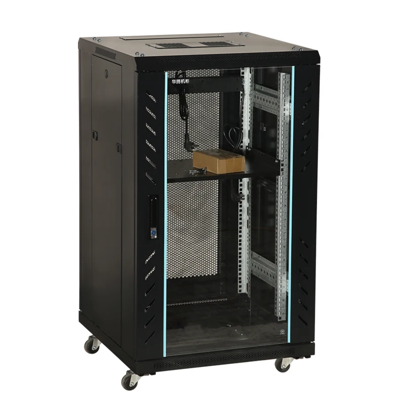 custom.CCTV Server Rack 15U 18U 22U 32U 42U 47U Outdoor Metal SPCC  Data Center Server Rack Cabinet