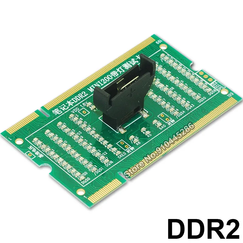 DDR2 DDR3 Motherboard Memory Slot Diagnostic Analyzer DDR4 LED Test Card CPU Light Tester False Load 1150 1151 1155 1156 Socket