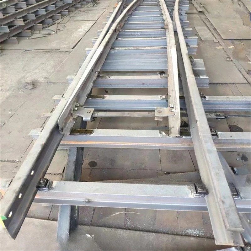 

Pneumatic stepless rope turnout, gauge length can be customized single open double open 30kg pneumatic stepless rope turnout