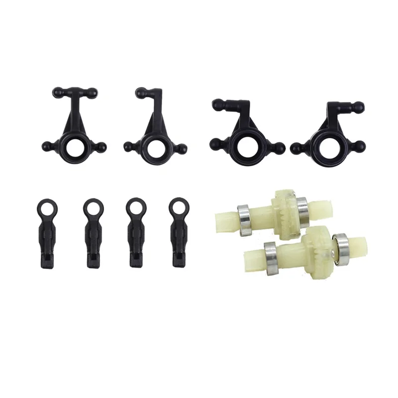 Front and Rear Steering Cup Swing Arm Differential Spare Parts Kit for Wltoys 284010 284161 1/28 RC Car Accessories