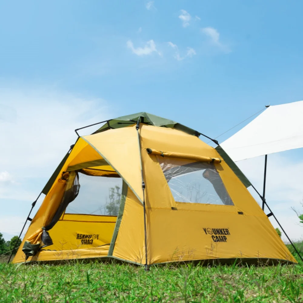 Outdoor Camping Tent, Waterproof Tent Quick Open Tent, Camping Tent, 1-2 Person Tent